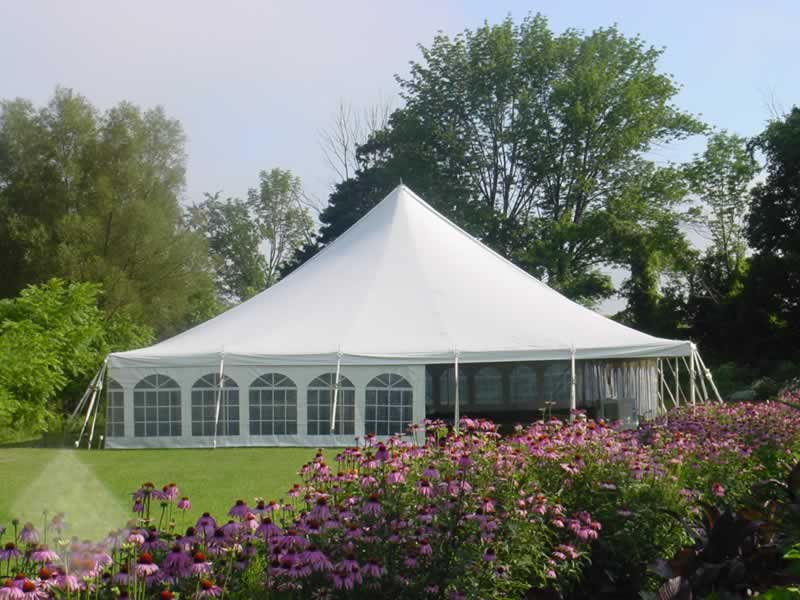 50 X 70 WHITE POLE TENT (For up to 350 people)