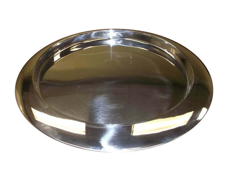 15" POLISHED GALLERY TRAY
