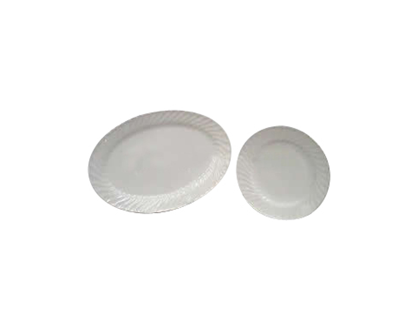 Silver Swirl 14" Oval Platter