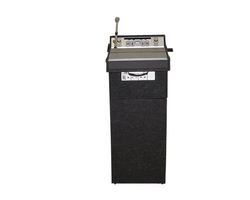 FLOOR MODEL LECTURN-PODIUM WITH MICROPHONE