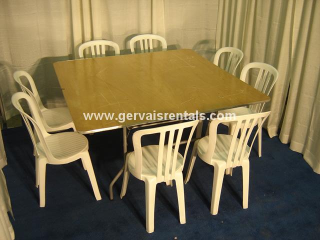 SQUARE 5' BANQUET TABLE