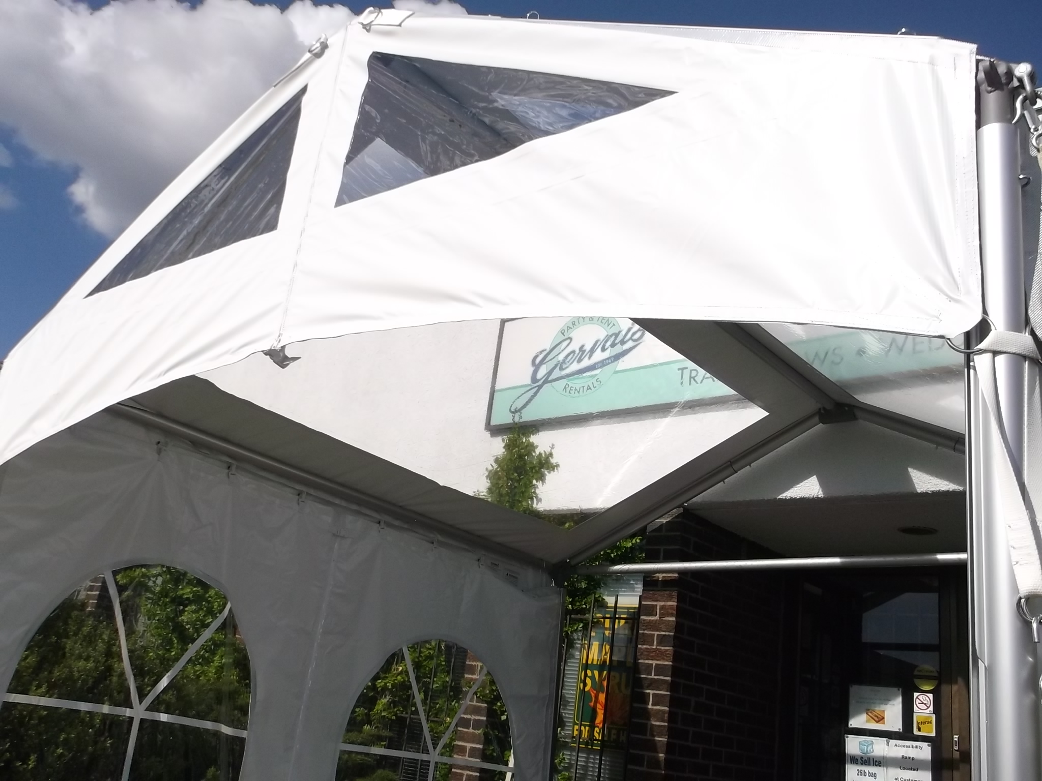 10' x 10' Clearspan Cleartop Tent