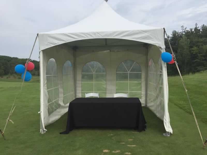10X10 WHITE HIGH TOP CANOPY