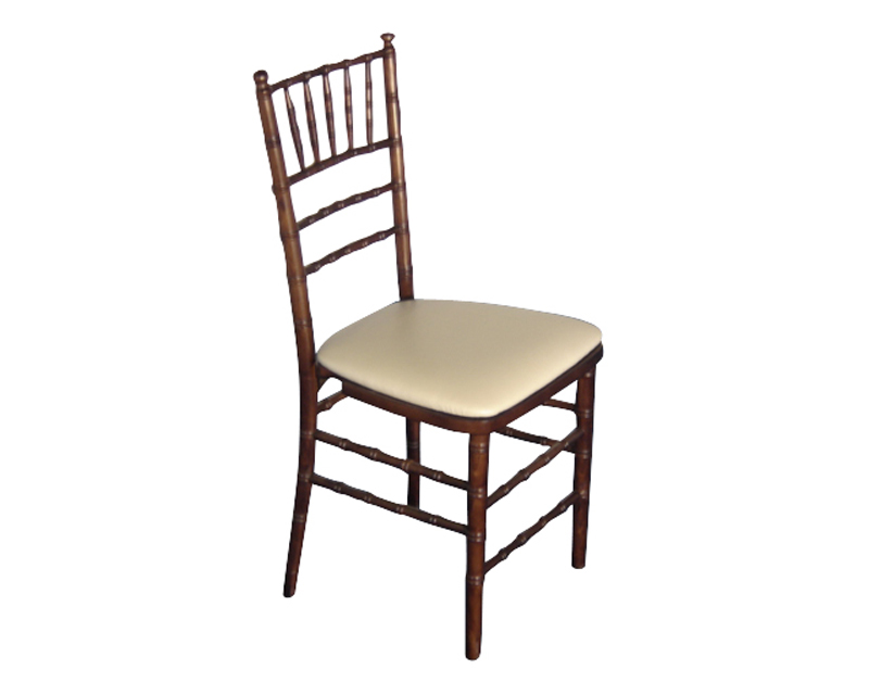 Chiavari Walnut Stacking Chair (Indoor Use Only)
