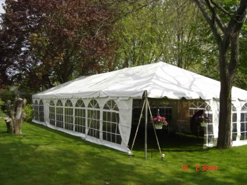 20X40 WHITE FRAME TENT (For up to 80 people)