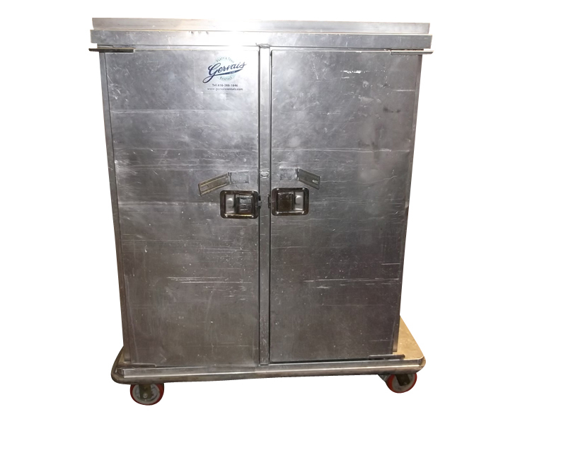 ICE CHEST ON WHEELS (Holds 15 - 26lb bags of ice) 51"L x 33"D x 63"H