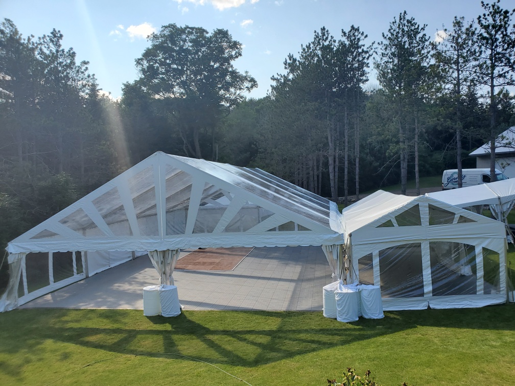 15X90 ULTIMATE FRAME WHITE TOP TENT