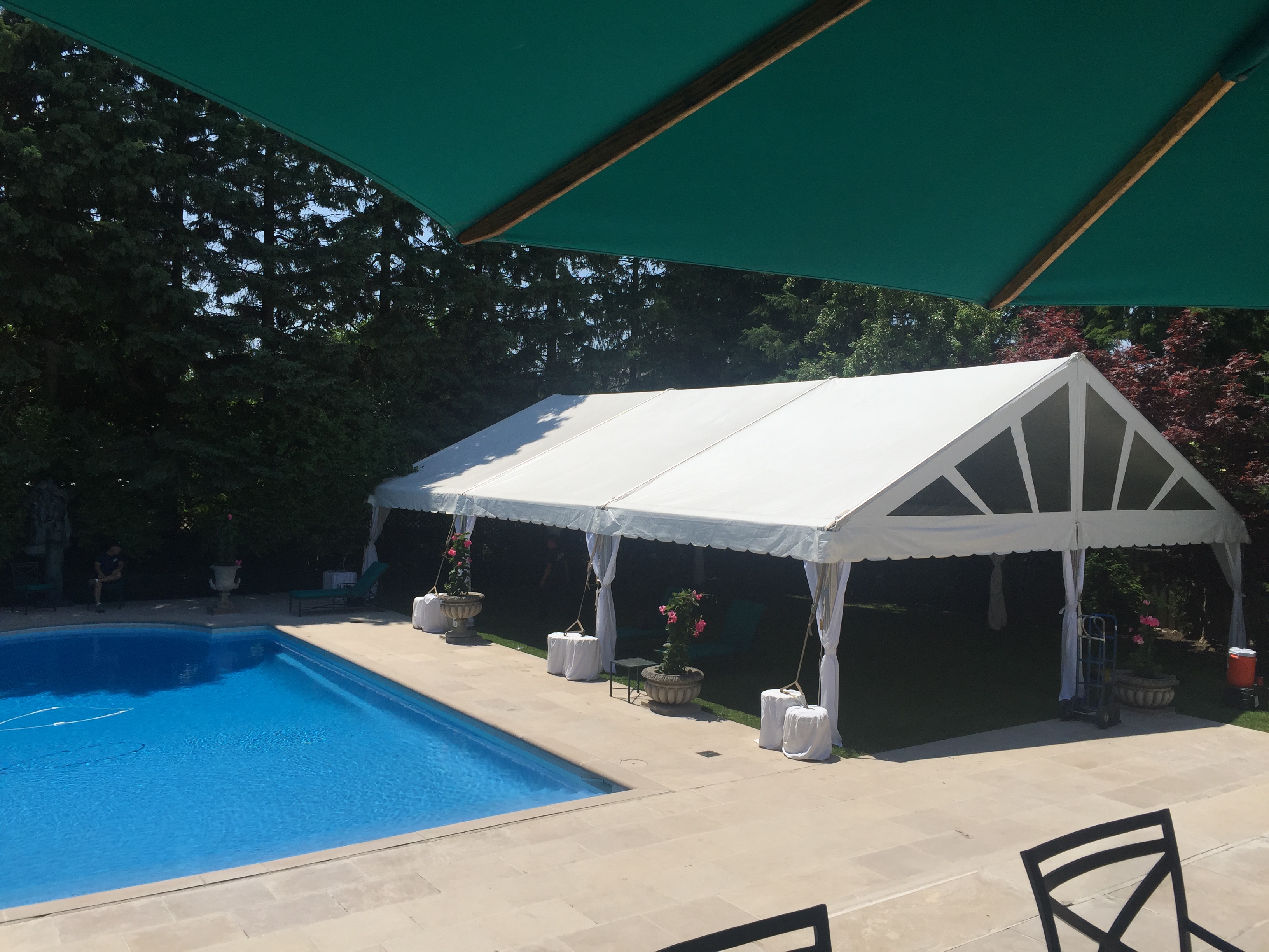 20X80 ULTIMATE FRAME WHITE TOP TENT