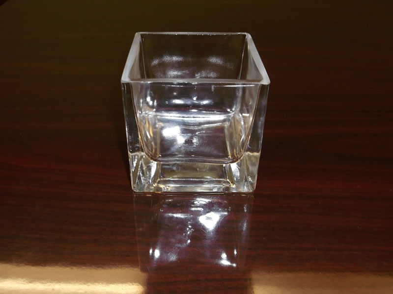 3"X3" CLEAR GLASS CUBE