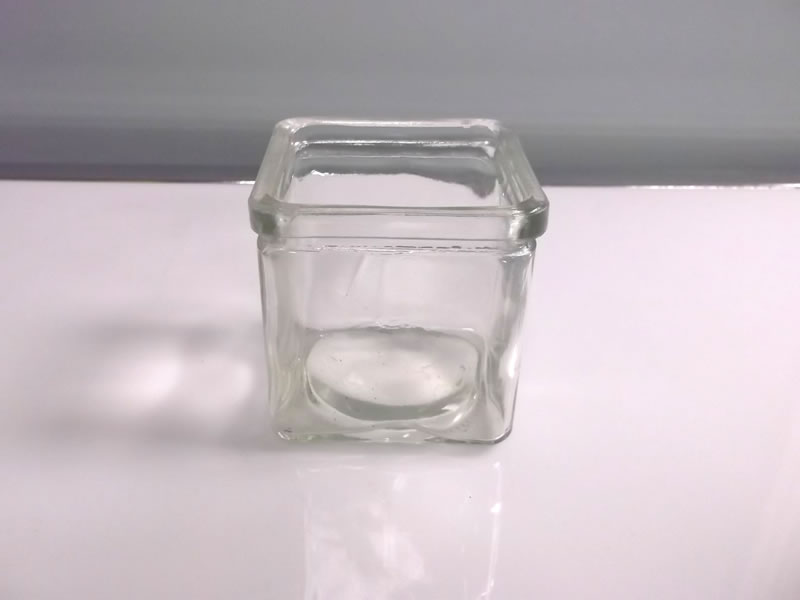 SQUARE GLASS VOTIVE 3"X3"