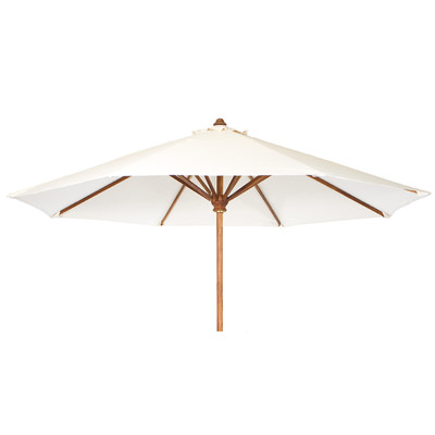 9' WHITE MARKET UMBRELLA & BASE (Not suitable for rain or high winds)